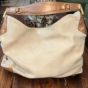 Cole Haan Suede Hobo Bag